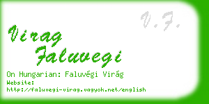virag faluvegi business card