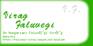 virag faluvegi business card